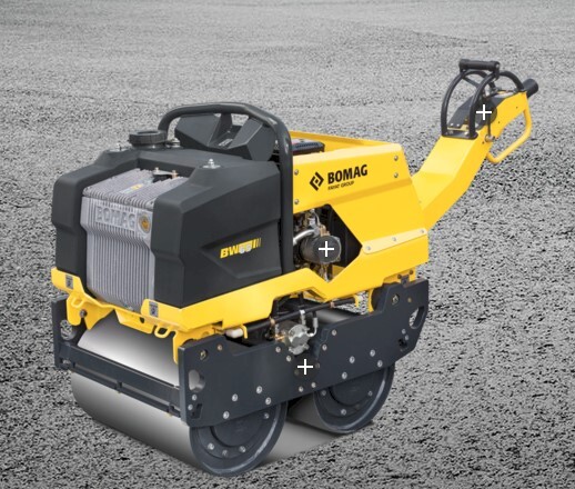 BOMAG BW 65 D - Plaque vibrante: photos 1 BOMAG BW 65 D - Plaque vibrante: photos 1