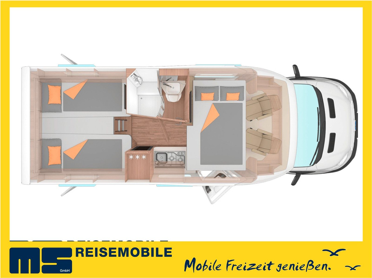 Weinsberg CARASUITE 650 MEG/155-DSG/EINZELBETTEN & HUBBETT - Camping-car profilé: photos 2 Weinsberg CARASUITE 650 MEG/155-DSG/EINZELBETTEN & HUBBETT - Camping-car profilé: photos 2
