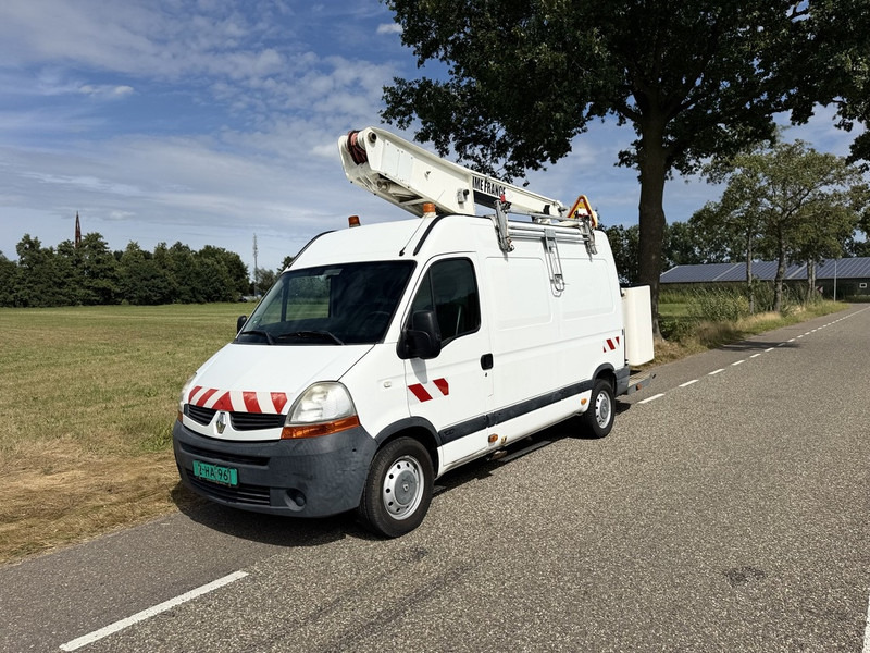 Renault MASTER 2.5DCI 13mtr werkhoogte 2008 - Camion avec nacelle: photos 1 Renault MASTER 2.5DCI 13mtr werkhoogte 2008 - Camion avec nacelle: photos 1