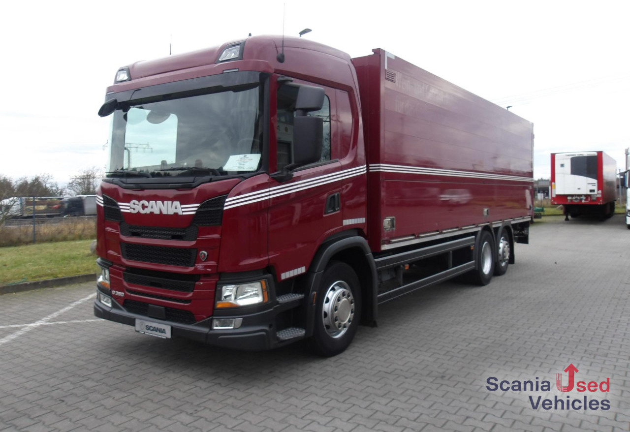SCANIA G 360 B6x2*4NB / Full Air / Schwenkwand / 19 Pal. - Camion pour le transport de boissons: photos 1 SCANIA G 360 B6x2*4NB / Full Air / Schwenkwand / 19 Pal. - Camion pour le transport de boissons: photos 1