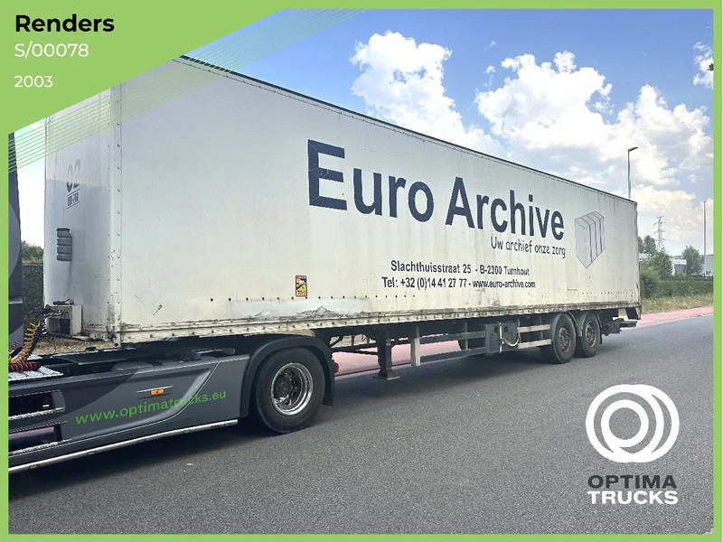 Renders S/00078 met laadklep - Semi-remorque fourgon: photos 1 Renders S/00078 met laadklep - Semi-remorque fourgon: photos 1