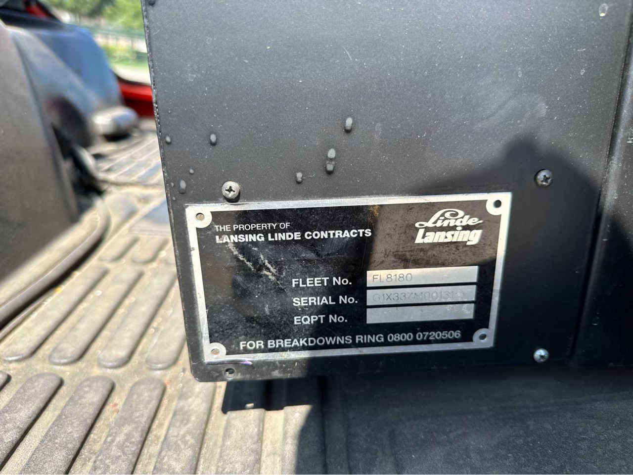 Chariot élévateur 2001 LINDE E40 P 02 FORKLIFT: photos 11 Chariot élévateur 2001 LINDE E40 P 02 FORKLIFT: photos 11