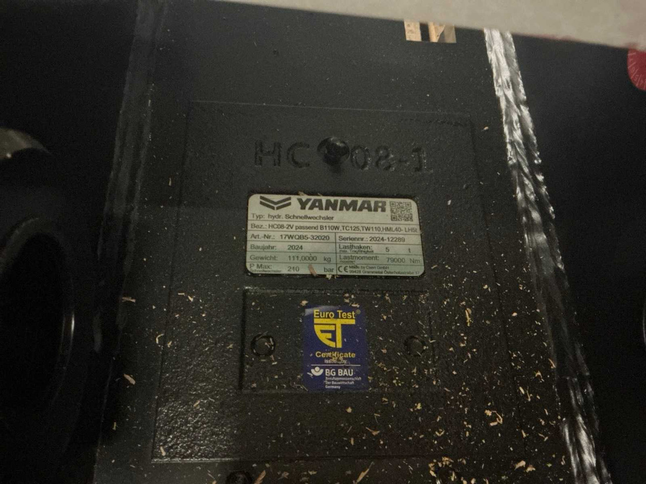2024 YANMAR QUICK COUPLER, HYDR. - Chargeuse sur pneus: photos 5 2024 YANMAR QUICK COUPLER, HYDR. - Chargeuse sur pneus: photos 5