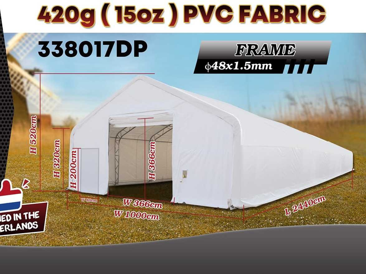 Rhino-Cross-Shelter 338017DP - 24,4x10x5,2 m - Cuve de stockage: photos 2 Rhino-Cross-Shelter 338017DP - 24,4x10x5,2 m - Cuve de stockage: photos 2