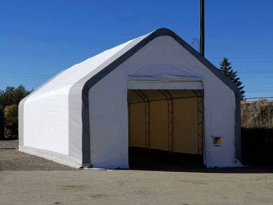 Rhino-Cross-Shelter 338017DP - 24,4x10x5,2 m - Cuve de stockage: photos 1 Rhino-Cross-Shelter 338017DP - 24,4x10x5,2 m - Cuve de stockage: photos 1