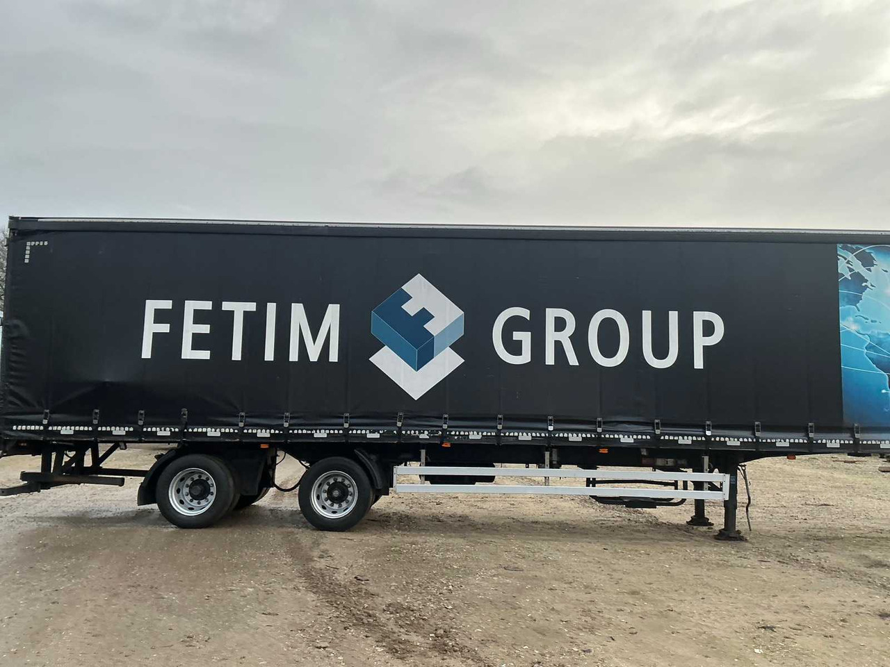 2001 PACTON T2-001 TAUTLINER SEMI-TRAILER - Semi-remorque: photos 4 2001 PACTON T2-001 TAUTLINER SEMI-TRAILER - Semi-remorque: photos 4