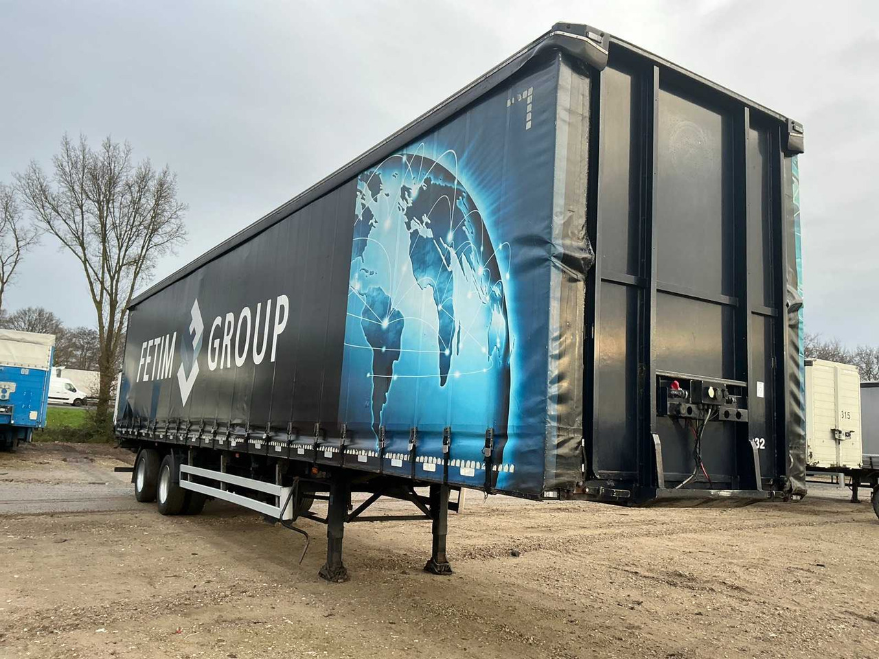 2001 PACTON T2-001 TAUTLINER SEMI-TRAILER - Semi-remorque: photos 3 2001 PACTON T2-001 TAUTLINER SEMI-TRAILER - Semi-remorque: photos 3