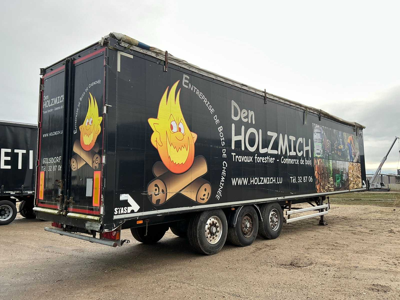 STAS MF1194 WALKING FLOOR SEMI-TRAILER - Semi-remorque: photos 5 STAS MF1194 WALKING FLOOR SEMI-TRAILER - Semi-remorque: photos 5