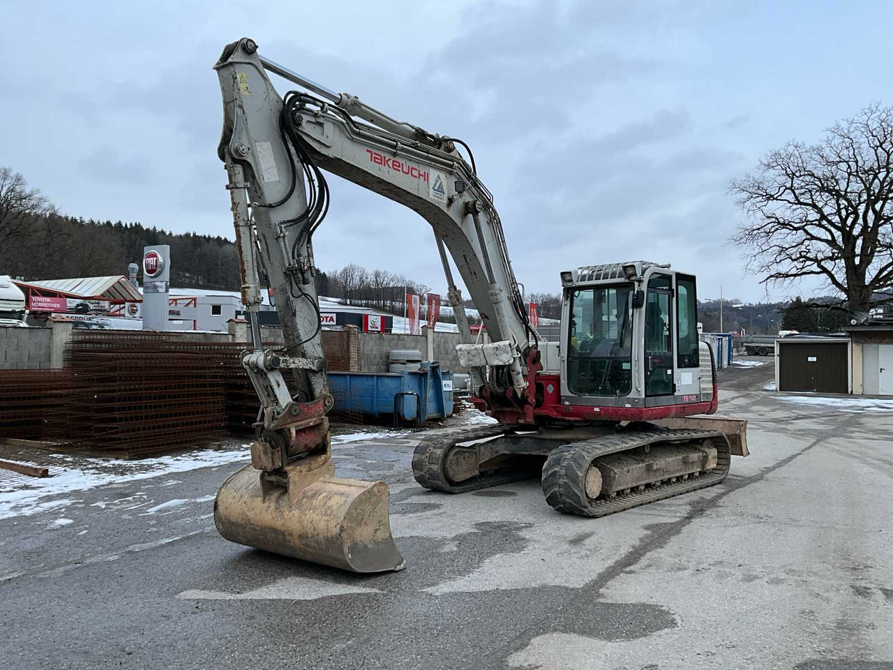 Pelle sur chenille Takeuchi TB1140: photos 8