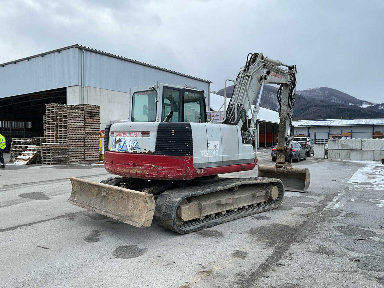 Pelle sur chenille Takeuchi TB1140: photos 10