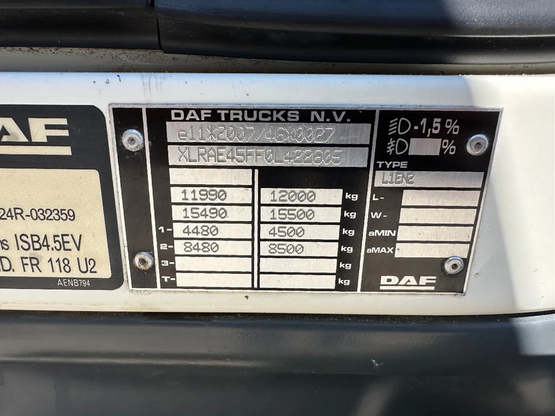 Camion porte-voitures DAF LF 45 OPRIJWAGEN: photos 8