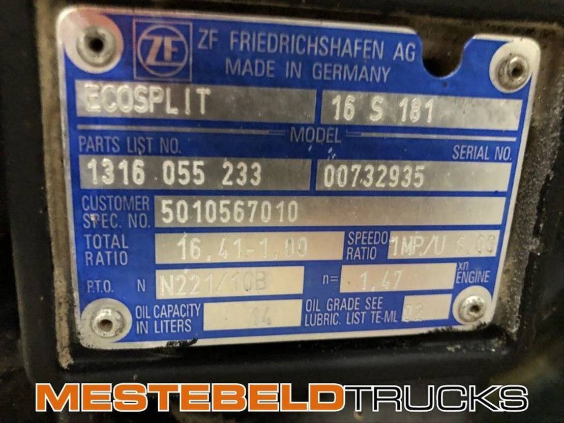 Renault Versnellingsbak 16 S 181 DD - Boîte de vitesse pour Camion: photos 5 Renault Versnellingsbak 16 S 181 DD - Boîte de vitesse pour Camion: photos 5