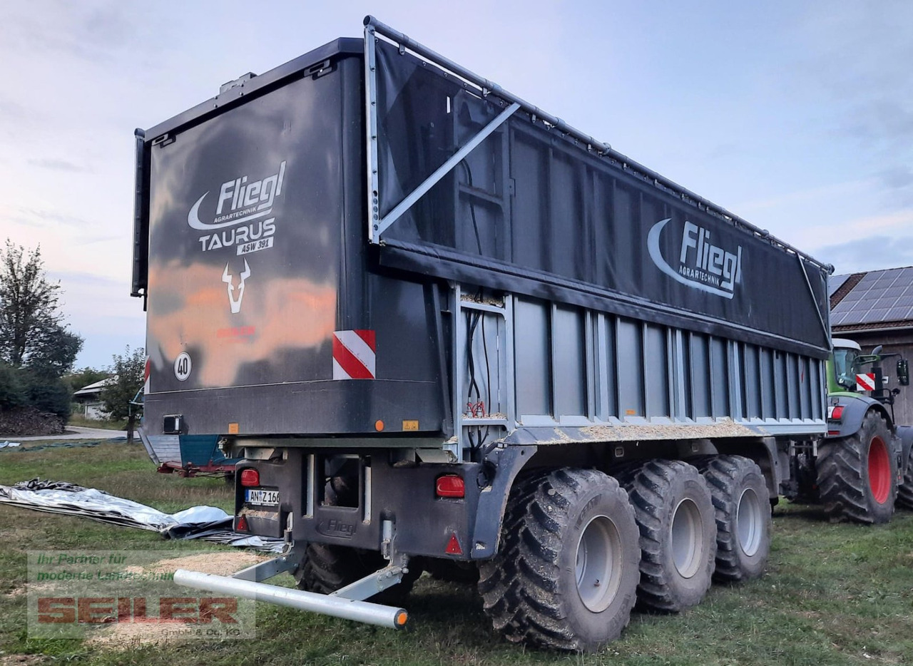 Fliegl ASW 391 TAURUS FOX 50m³ + elektr. ZWL + ISOBUS + Top Lift Light - Autochargeuse: photos 1 Fliegl ASW 391 TAURUS FOX 50m³ + elektr. ZWL + ISOBUS + Top Lift Light - Autochargeuse: photos 1