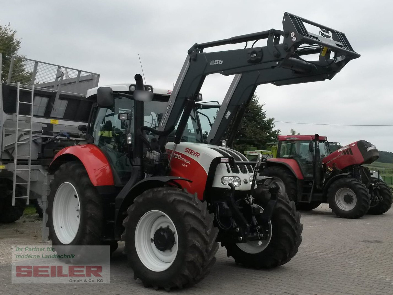 Steyr Profi 4130 CVT + Frontlader Q56 - Tracteur agricole: photos 2 Steyr Profi 4130 CVT + Frontlader Q56 - Tracteur agricole: photos 2