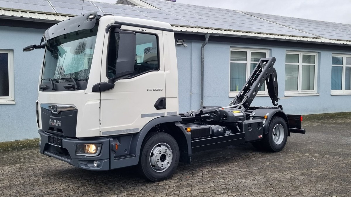 Camion ampliroll neuf MAN TGL 12.250 BL NEU City Abrollkipper PowerMatic s: photos 16