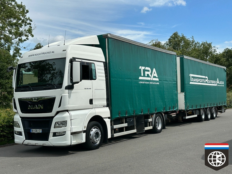MAN TGX 18 440 NIGHT A/C - RETARDER - COMBI FREUHAUF - Camion à rideaux coulissants: photos 1 MAN TGX 18 440 NIGHT A/C - RETARDER - COMBI FREUHAUF - Camion à rideaux coulissants: photos 1