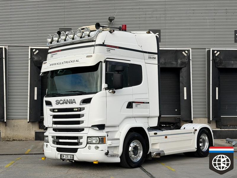 Scania R 520 PORSCHE LIMITED EDITION - RETARDER - NIGHT A/C - GOOD TYRES - Tracteur routier: photos 1 Scania R 520 PORSCHE LIMITED EDITION - RETARDER - NIGHT A/C - GOOD TYRES - Tracteur routier: photos 1