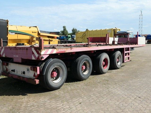 ES-GE 4.VON-25-40.3H, Plattfrom, 4-Achser, Gelenkt,SAF - Semi-remorque plateau: photos 4 ES-GE 4.VON-25-40.3H, Plattfrom, 4-Achser, Gelenkt,SAF - Semi-remorque plateau: photos 4