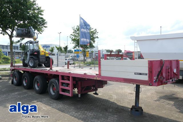 ES-GE 4.VON-25-40.3H, Pritsche, 4-Achser, Gelenkt, SAF ES-GE 4.VON-25-40.3H, Pritsche, 4-Achser, Gelenkt, SAF - Semi-remorque plateau: photos 1 ES-GE 4.VON-25-40.3H, Pritsche, 4-Achser, Gelenkt, SAF ES-GE 4.VON-25-40.3H, Pritsche, 4-Achser, Gelenkt, SAF - Semi-remorque plateau: photos 1