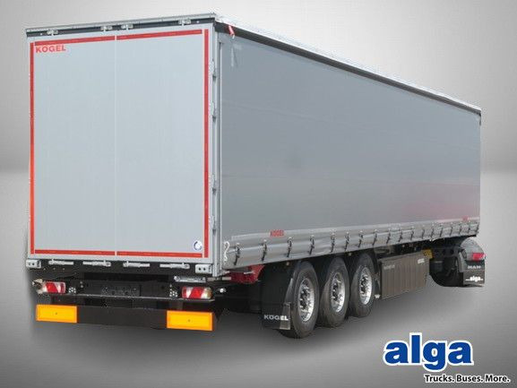 Kögel SN 24, Palettenkasten, Edscha, BPW, Luft-Lift - Semi-remorque rideaux coulissants: photos 1 Kögel SN 24, Palettenkasten, Edscha, BPW, Luft-Lift - Semi-remorque rideaux coulissants: photos 1