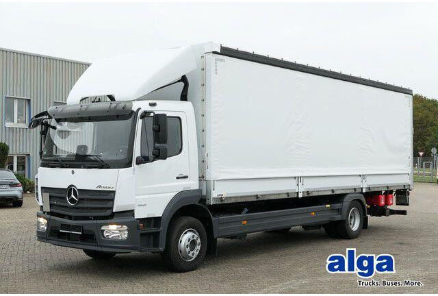 Mercedes-Benz 1521 L Atego 4x2, 8.100mm lang, LBW, Junge,Klima - Camion à rideaux coulissants: photos 1 Mercedes-Benz 1521 L Atego 4x2, 8.100mm lang, LBW, Junge,Klima - Camion à rideaux coulissants: photos 1