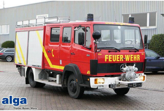 Mercedes-Benz 814 F 4x2, Pumpe, DOKA, Feuerwehr, 26tkm - Camion de pompier: photos 1 Mercedes-Benz 814 F 4x2, Pumpe, DOKA, Feuerwehr, 26tkm - Camion de pompier: photos 1