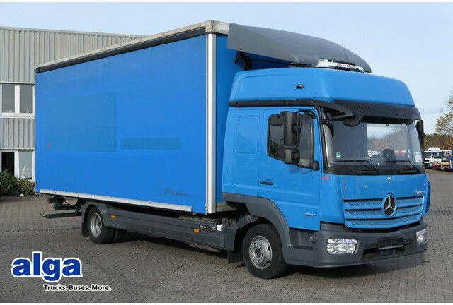Mercedes-Benz 823 Atego 4x2, Edscha, Schiebeplane, Standklima - Camion à rideaux coulissants: photos 1 Mercedes-Benz 823 Atego 4x2, Edscha, Schiebeplane, Standklima - Camion à rideaux coulissants: photos 1