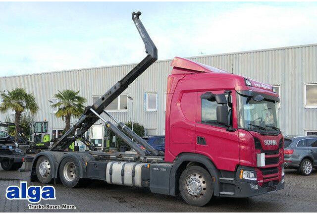 Scania G 450 6x2, Meiller RL 18.65, Retarder,Alu-Felgen - Camion ampliroll: photos 1 Scania G 450 6x2, Meiller RL 18.65, Retarder,Alu-Felgen - Camion ampliroll: photos 1