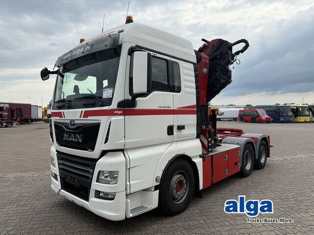 MAN 28.500 TGX 6X2-2 BLS, Kran HMF 5020-K6, Funk,23m - Tracteur routier: photos 1 MAN 28.500 TGX 6X2-2 BLS, Kran HMF 5020-K6, Funk,23m - Tracteur routier: photos 1