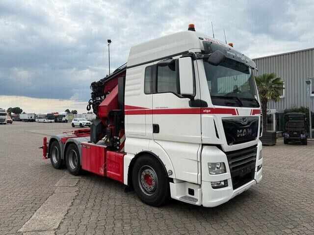 MAN 28.500 TGX 6X2-2 BLS, Kran HMF 5020-K6, Funk,23m - Tracteur routier: photos 5 MAN 28.500 TGX 6X2-2 BLS, Kran HMF 5020-K6, Funk,23m - Tracteur routier: photos 5