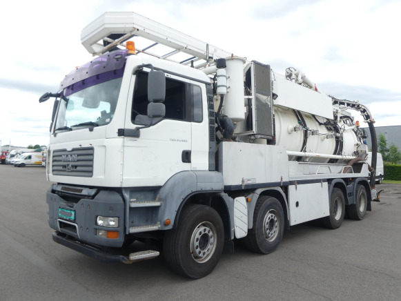 Camion Hydrocureur MAN (2008-201.882 km-VIN:WMAH39ZZ58L050583) - Camion vidangeur: photos 2 Camion Hydrocureur MAN (2008-201.882 km-VIN:WMAH39ZZ58L050583) - Camion vidangeur: photos 2