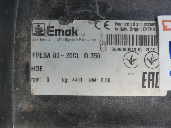Fraiseuse Emac Fresa 80-20CL D.350 - Rotavator: photos 5 Fraiseuse Emac Fresa 80-20CL D.350 - Rotavator: photos 5