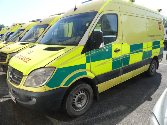 REF:18 - Ambulance Mercedes-Benz Sprinter (2013-287.720 km) - Ambulance: photos 1 REF:18 - Ambulance Mercedes-Benz Sprinter (2013-287.720 km) - Ambulance: photos 1
