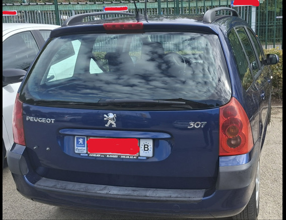 Voiture Peugeot 307 (2005-58.925 km-VIN:VF33EKFUC84066327) - Voiture: photos 2 Voiture Peugeot 307 (2005-58.925 km-VIN:VF33EKFUC84066327) - Voiture: photos 2
