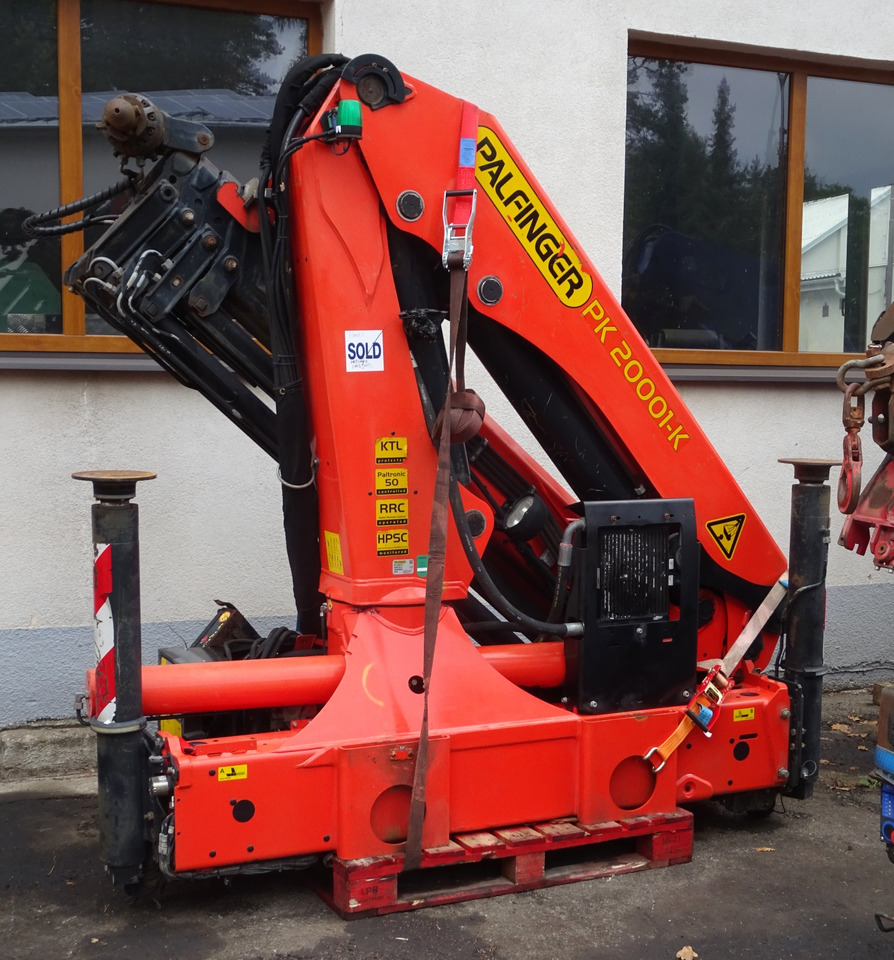 PALFINGER PK 20001 K C crane, year 2015, remote control, extra functions - Grue auxiliaire: photos 1 PALFINGER PK 20001 K C crane, year 2015, remote control, extra functions - Grue auxiliaire: photos 1