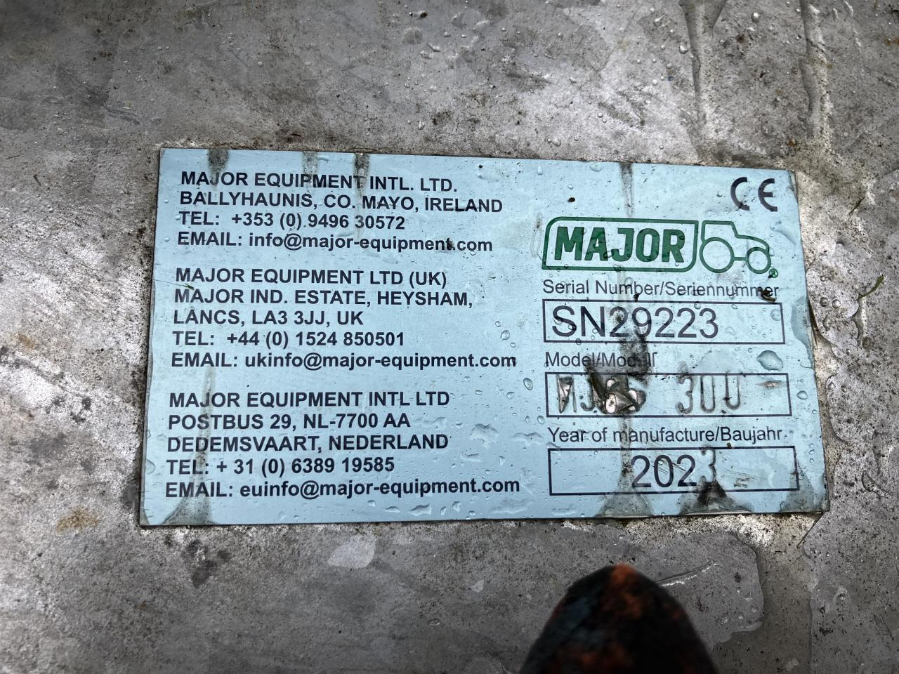 Major MJ65-300 - Motofaucheuse: photos 3 Major MJ65-300 - Motofaucheuse: photos 3