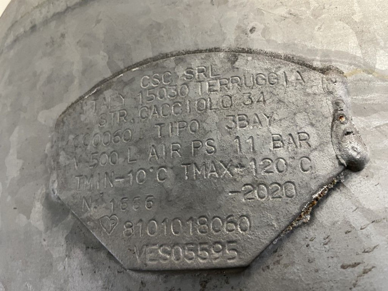 Atlas-Copco 500 Liter Gegalvaniseerde Verticale luchtketel 11 Bar (1 stuks) - Compresseur d'air: photos 5 Atlas-Copco 500 Liter Gegalvaniseerde Verticale luchtketel 11 Bar (1 stuks) - Compresseur d'air: photos 5