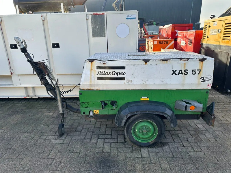 Atlas-Copco XAS 57 DD Deutz 3 m3 / min 23 kW 7 Bar Mobiele Diesel Compressor op aanhanger - Compresseur d'air: photos 1 Atlas-Copco XAS 57 DD Deutz 3 m3 / min 23 kW 7 Bar Mobiele Diesel Compressor op aanhanger - Compresseur d'air: photos 1