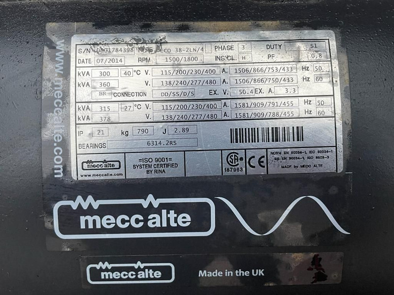 Groupe électrogène Iveco 8210 Mecc Alte Spa 330 kVA Silent generatorset: photos 8 Groupe électrogène Iveco 8210 Mecc Alte Spa 330 kVA Silent generatorset: photos 8