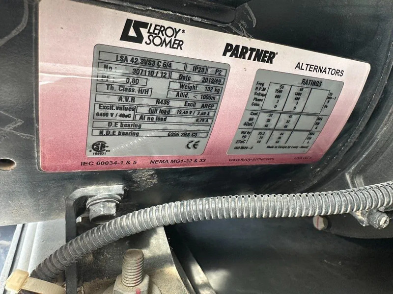 Groupe électrogène Iveco FPT F32 AM1A Leroy Somer 32 kVA Silent generatorset 408 hours !: photos 10 Groupe électrogène Iveco FPT F32 AM1A Leroy Somer 32 kVA Silent generatorset 408 hours !: photos 10