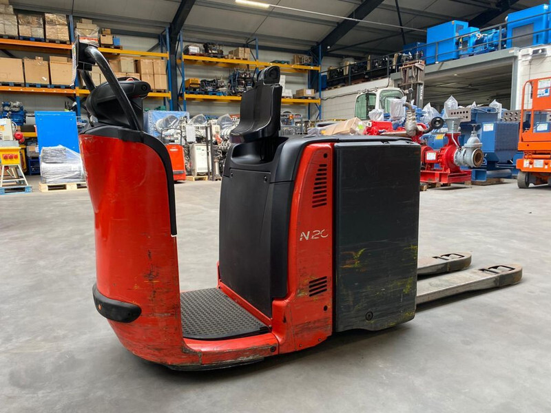 Transpalette Linde N20 2 ton Elektrische Orderpicker Meerijder Palletwagen: photos 11