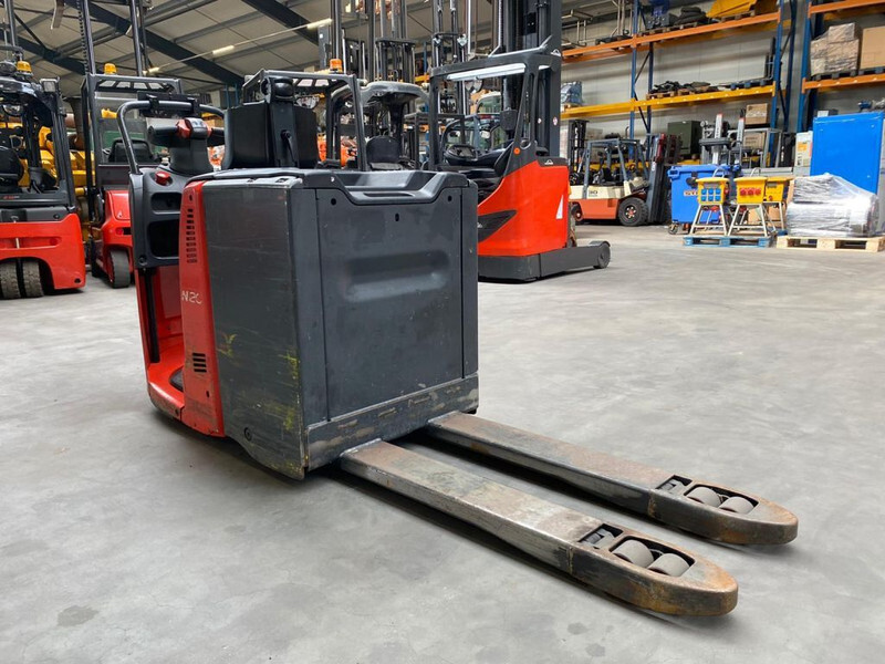 Transpalette Linde N20 2 ton Elektrische Orderpicker Meerijder Palletwagen: photos 7