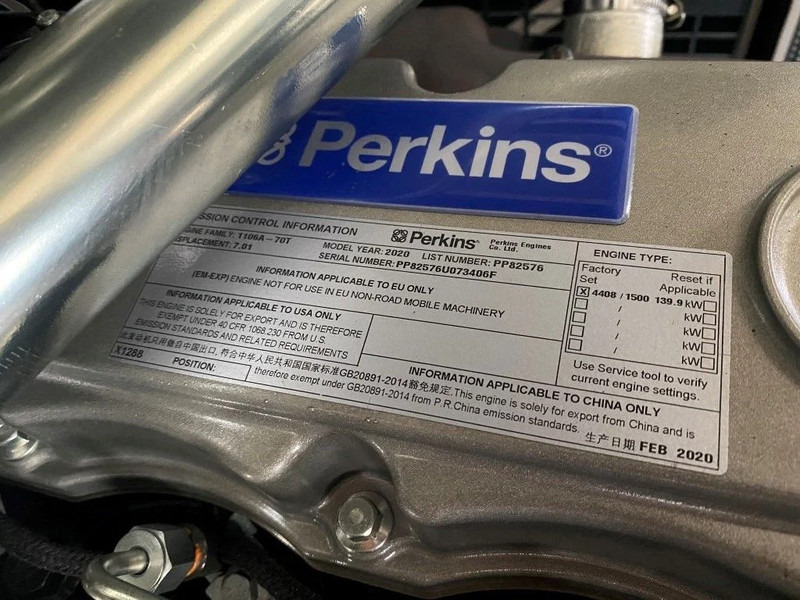 Perkins 1106A-70TG1 Stamford 150 kVA Silent generatorset New ! - Groupe électrogène: photos 4 Perkins 1106A-70TG1 Stamford 150 kVA Silent generatorset New ! - Groupe électrogène: photos 4