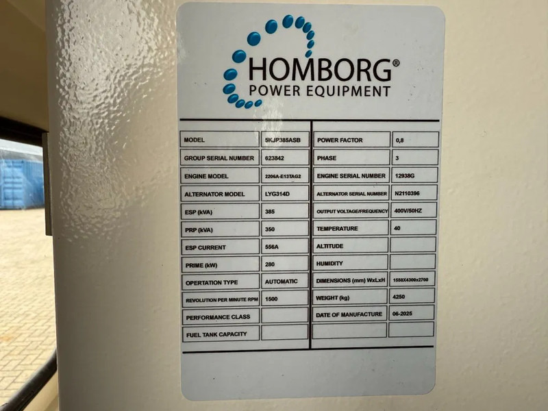 Perkins 2206A - E13TAG2 385 kVA Silent Noodstroom generatorset Aggregaat - Groupe électrogène: photos 5 Perkins 2206A - E13TAG2 385 kVA Silent Noodstroom generatorset Aggregaat - Groupe électrogène: photos 5