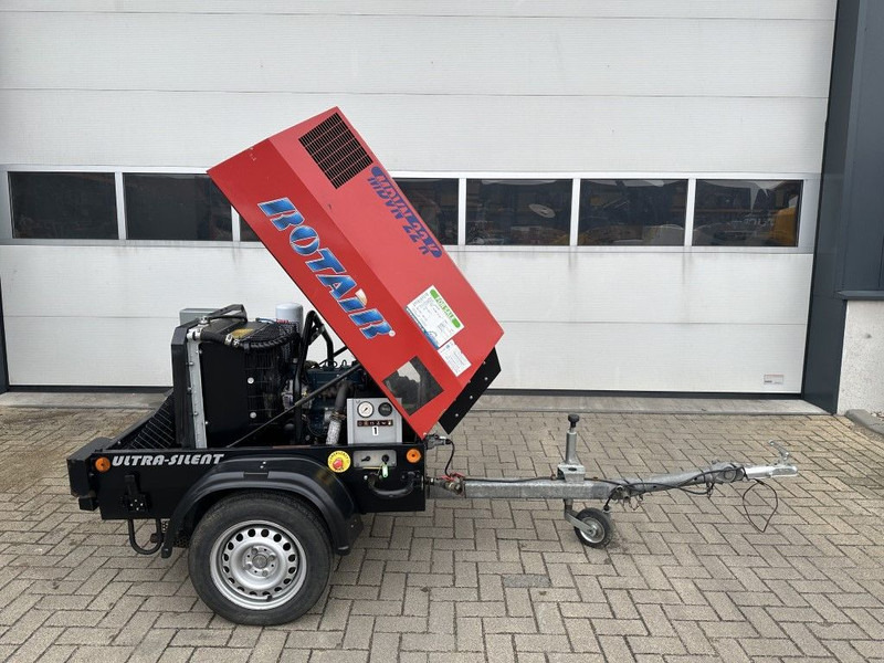 Rotair MDVN 22 K Kubota 2000 L / min 6.5 Bar Mobiele Diesel Compressor as New ! - Compresseur d'air: photos 3 Rotair MDVN 22 K Kubota 2000 L / min 6.5 Bar Mobiele Diesel Compressor as New ! - Compresseur d'air: photos 3