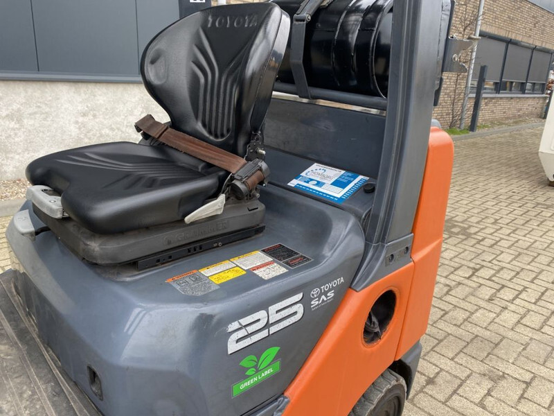 Chariot élévateur à gaz Toyota 8FGCU25 2.5 ton Duplex Sideshift LPG Heftruck: photos 8