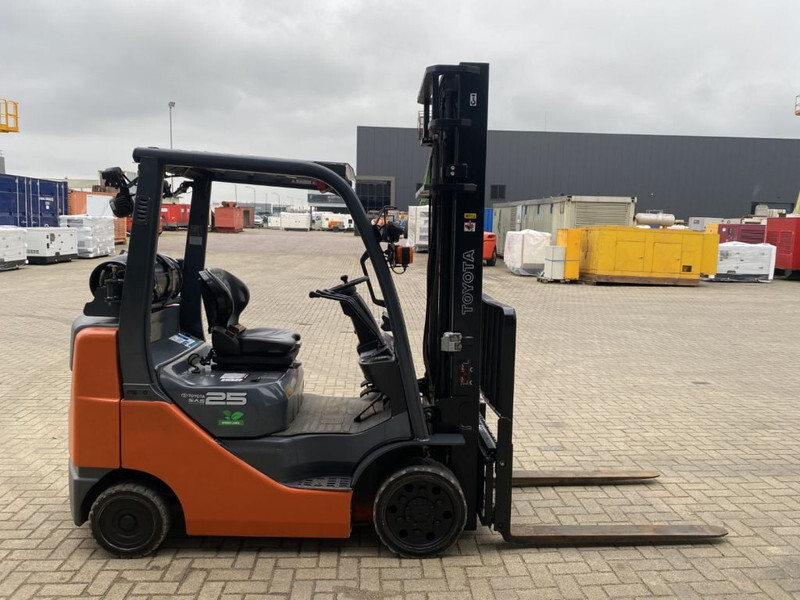 Chariot élévateur à gaz Toyota 8FGCU25 2.5 ton Duplex Sideshift LPG Heftruck: photos 18