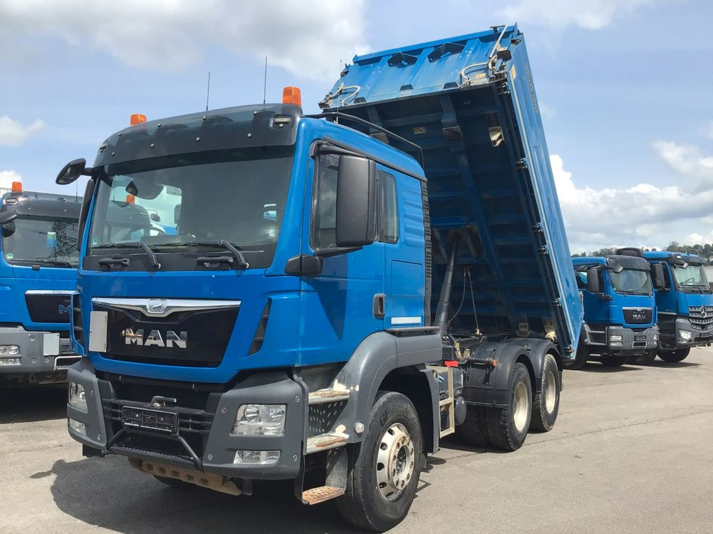 Camion benne MAN TGS 26.440 6x4  Meiller Euro6 Intarder Schalter: photos 8