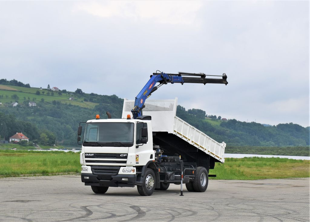 DAF CF 75.310 *Kipper 5,10 m + KRAN * TOPZUSTAND - Camion grue, Camion benne: photos 2 DAF CF 75.310 *Kipper 5,10 m + KRAN * TOPZUSTAND - Camion grue, Camion benne: photos 2