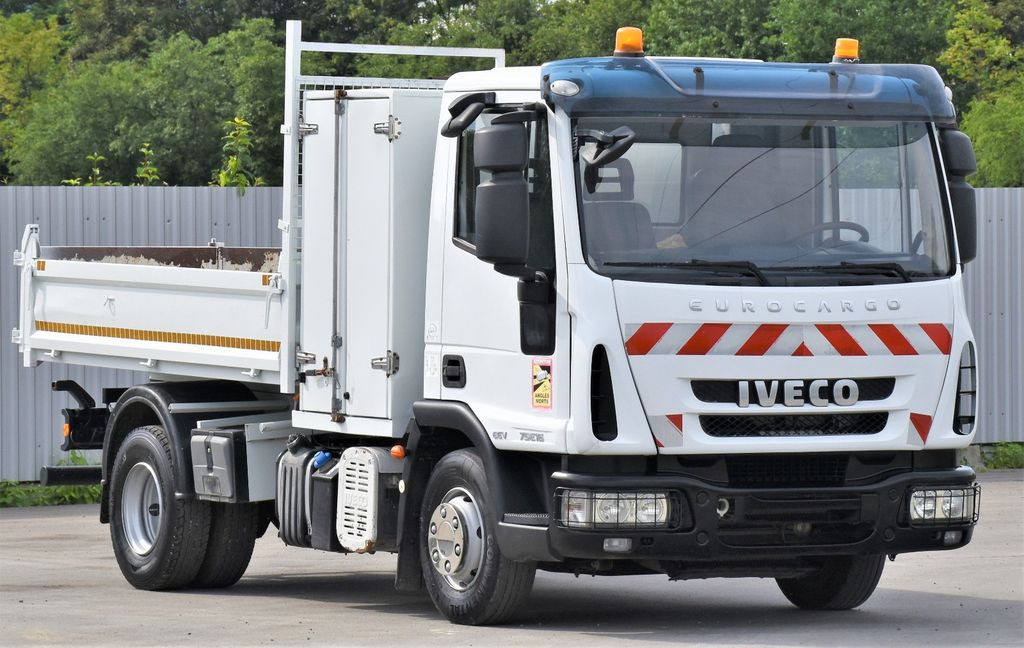 Iveco EUROCARGO 75E16* KIPPER 3,10m* KRAN - Camion benne: photos 4 Iveco EUROCARGO 75E16* KIPPER 3,10m* KRAN - Camion benne: photos 4
